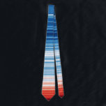 Climate Crisis Warming stripes Krawatte Klimakrise Tie<br><div class="desc">graphics have a CC-BY 4.0 license,  so can be used for any purpose as long as credit is given to Professor Ed Hawkins (University of Reading) and a link is provided to this website. https://showyourstripes.info/faq</div>