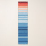 Climate Crisis Warming stripes  Scarf<br><div class="desc">graphics have a CC-BY 4.0 license,  so can be used for any purpose as long as credit is given to Professor Ed Hawkins (University of Reading) and a link is provided to this website. https://showyourstripes.info/faq</div>