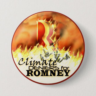 Climate Deniers for Romney 7.5 Cm Round Badge