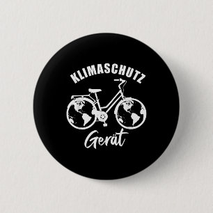 Climate Protection Device, Cool Bicycle Gift, Envi 6 Cm Round Badge