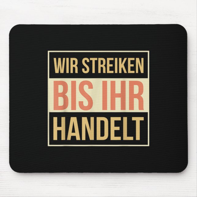 Climate Protection Earth, Climate Change, Environm Mouse Mat (Front)