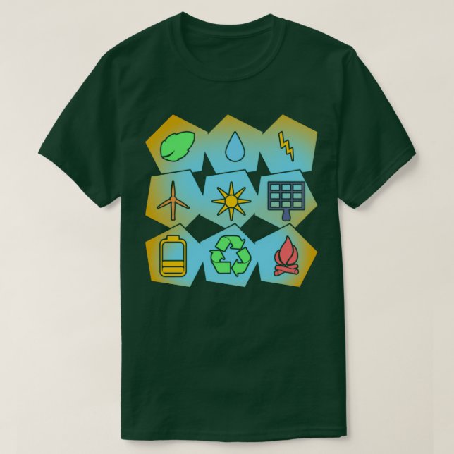 Climate Protection Environment Gift Nature Warming T-Shirt (Design Front)