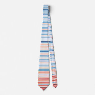 Climate Stripes Krawatte Deutschland 1881-2019 Tie
