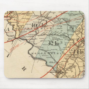 Climatological map of the State of Maryland Mouse Mat