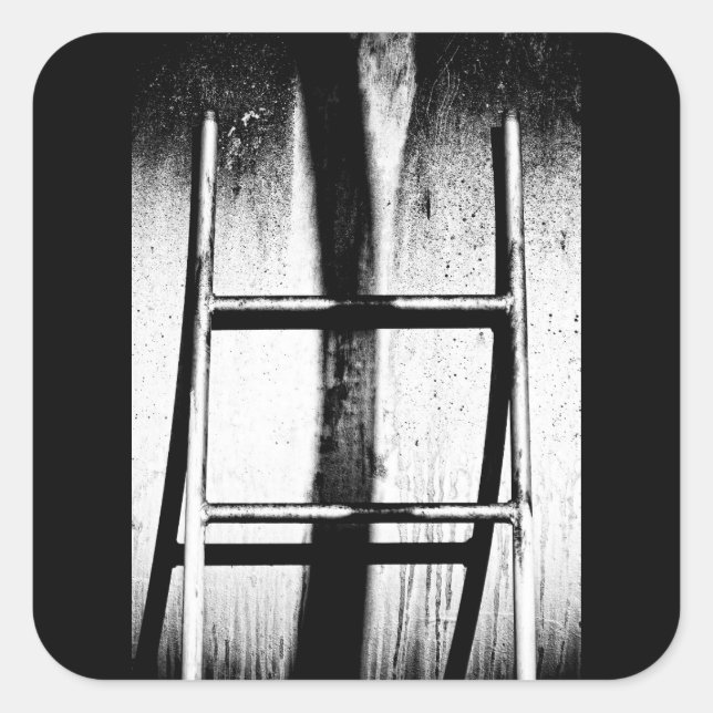 climb across square sticker (Front)