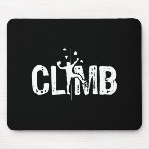 Climb  Bouldering Wall Climber Rock Climbing Mount Mouse Mat