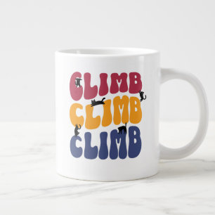 Climb Cats Vintage Color Edition Large Coffee Mug