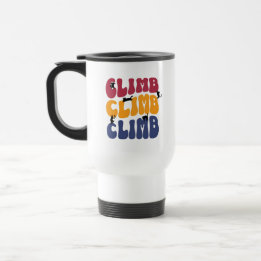 Climb Cats Vintage Color Edition Travel Mug