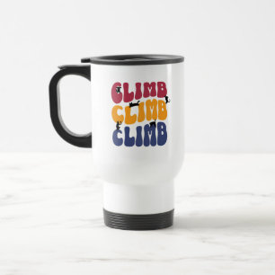 Climb Cats Vintage Color Edition Travel Mug