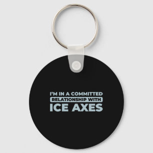 Climb - Climber Ice Climbing _2  Key Ring