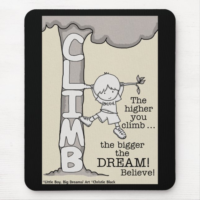 Climb Higher Mouse Mat (Front)