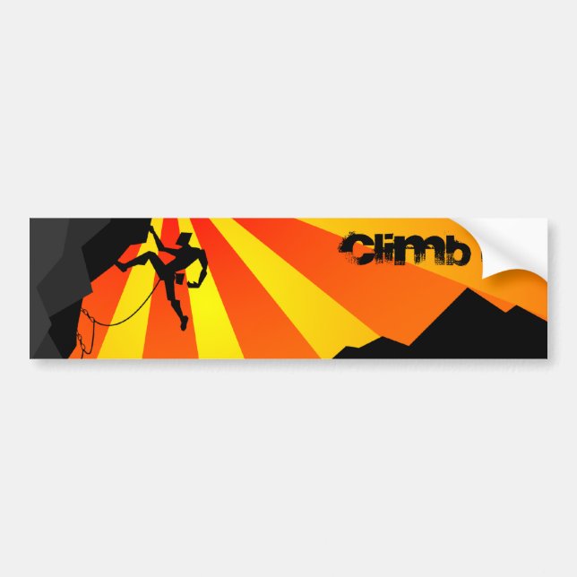 climb it bumper sticker (Front)