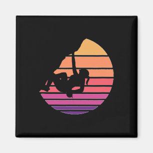 Climb Like A Girl, Funny Rock Climbing Magnet