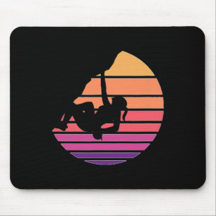 Climb Like A Girl, Funny Rock Climbing Mouse Mat