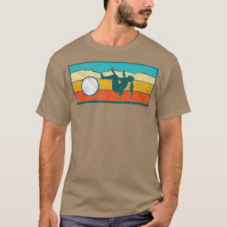 Climb Like a Girl Rock Climbing Retro Bouldering T-Shirt