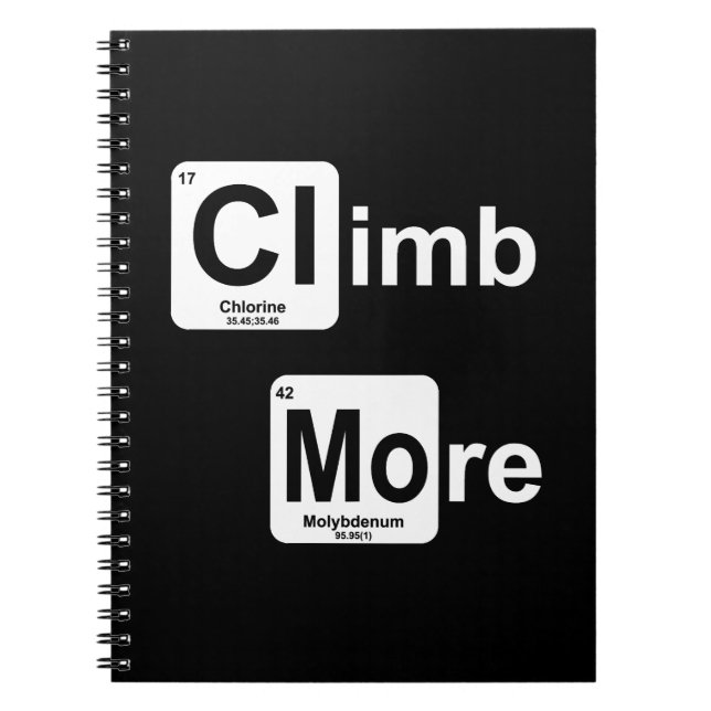 climb more notebook (Front)