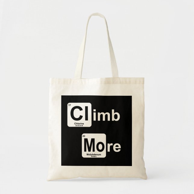 climb more tote bag (Front)