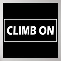 Climb on rock climbing