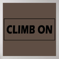 Climb on rock climbing