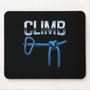 Climb - Rock Climbing Ropes Outdoors  Mouse Mat