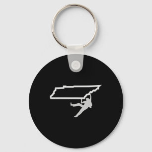 Climb Tennessee State For Mountain Climbers  Key Ring
