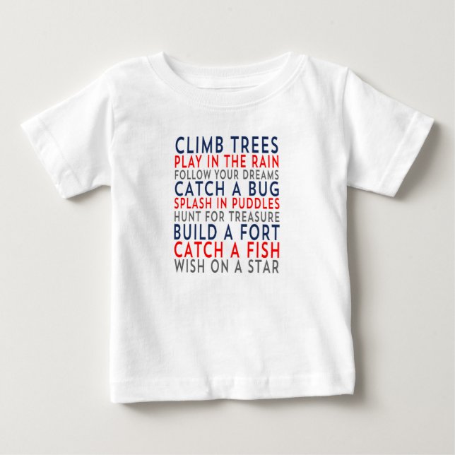 Climb Trees 01 Baby T-Shirt (Front)