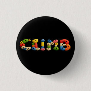 Climb Wall Climbing Holds fun 3 Cm Round Badge