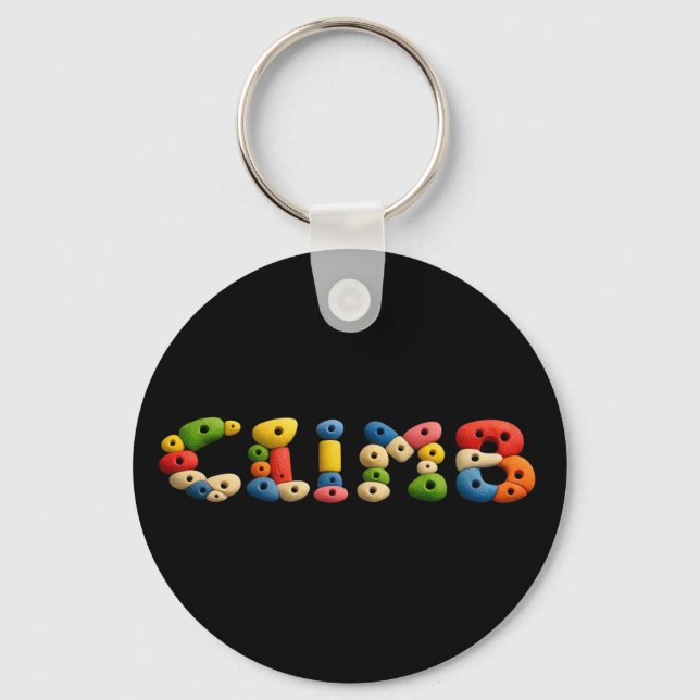 Climb Wall Climbing Holds fun  Key Ring (Front)
