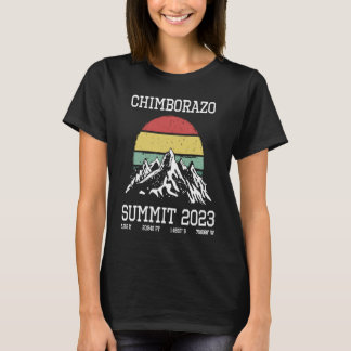 Climbed Chimborazo Summit 2023 Sun Hike Equador Hi T-Shirt