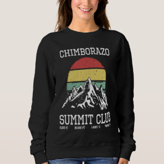 Climbed Chimborazo Summit Club Sun Hike Equador Hi Sweatshirt