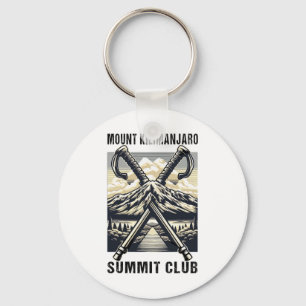 Climbed Mount Kilimanjaro Summit Club Hike Tanzani Key Ring