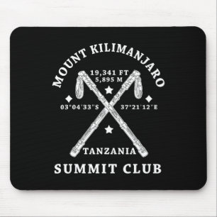 Climbed Mount Kilimanjaro Summit Club Hike Tanzani Mouse Mat