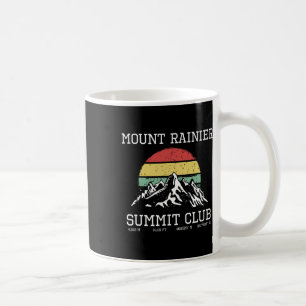 Climbed Mount Rainier Summit Club Hike Washington  Coffee Mug