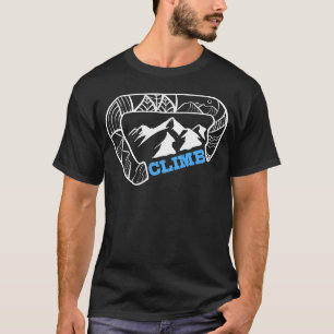 Climber Carabiner Climbing Mountain Sports Gift bo T-Shirt