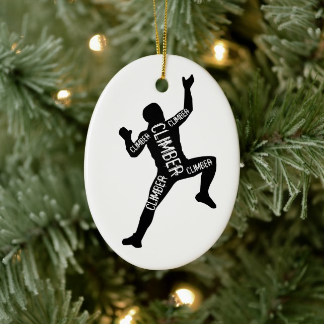 Climber Ceramic Tree Decoration (Tree)