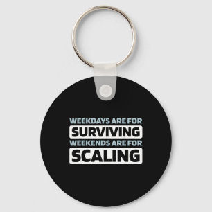 Climber Climb - Ice Climbing _2 Key Ring