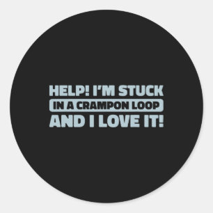 Climber - Climb Ice Climbing Classic Round Sticker