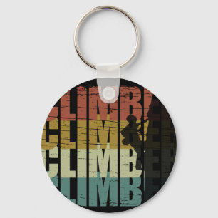 climber climbing lover key ring