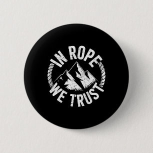Climber Rope Mountain Climbing Gear Mountaineer 6 Cm Round Badge