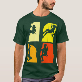 Climber Women Girls Kids Rock Climbing T-Shirt