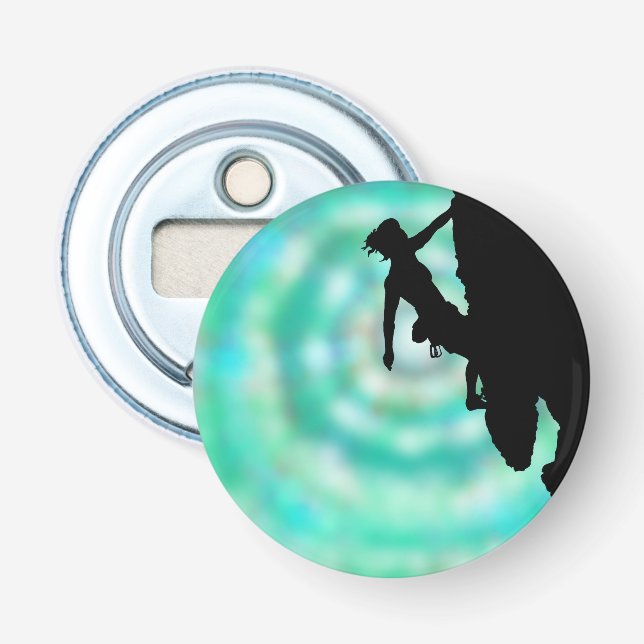 climbers' handy bottle opener magnet (Front)