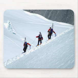 Climbers, Mont Blanc, France Mouse Mat