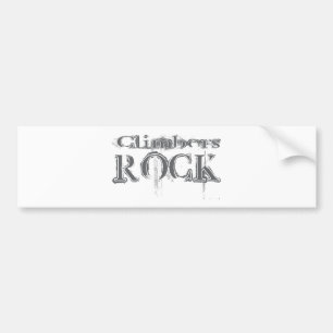 Climbers Rock Bumper Sticker