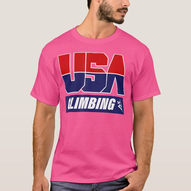Climbing 2021 Usa Team T-Shirt (Front)