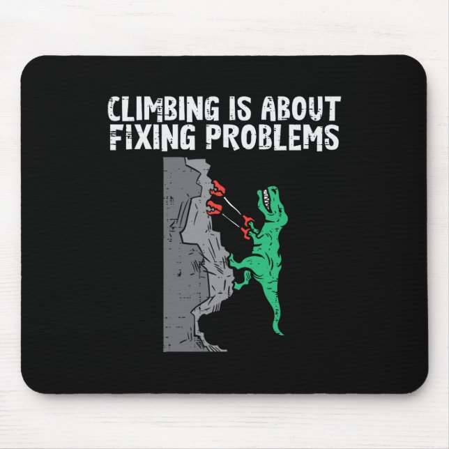 Climbing About Fixing Problems Dino Climber Boys K Mouse Mat (Front)