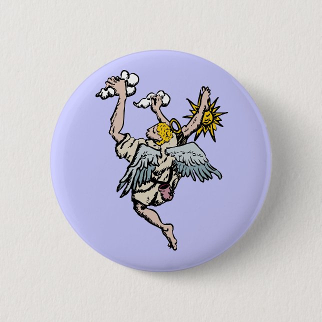 Climbing Angel Button (Front)