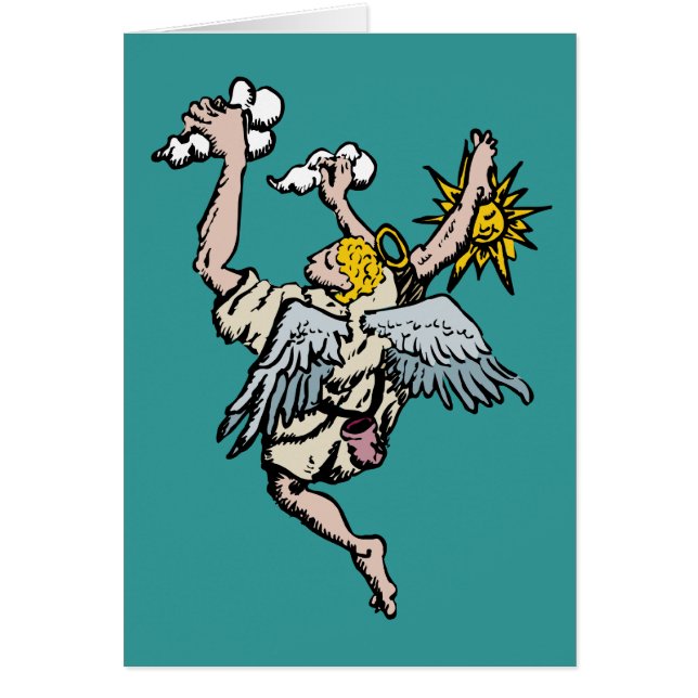 Climbing Angel Card (Front)