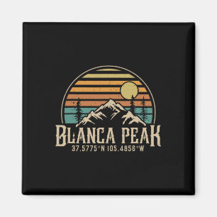 Climbing Blanca Peak Colorado Hiking Mountian Blan Magnet