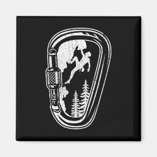 Climbing Boulder Mountains Carabiner Climbing Moun Magnet