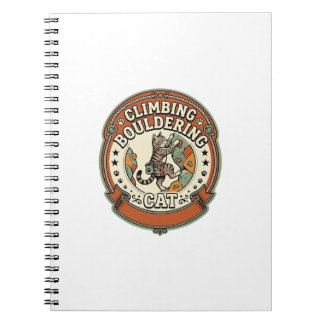 Climbing Bouldering Cat Climbing Bouldering Cat Vi Notebook